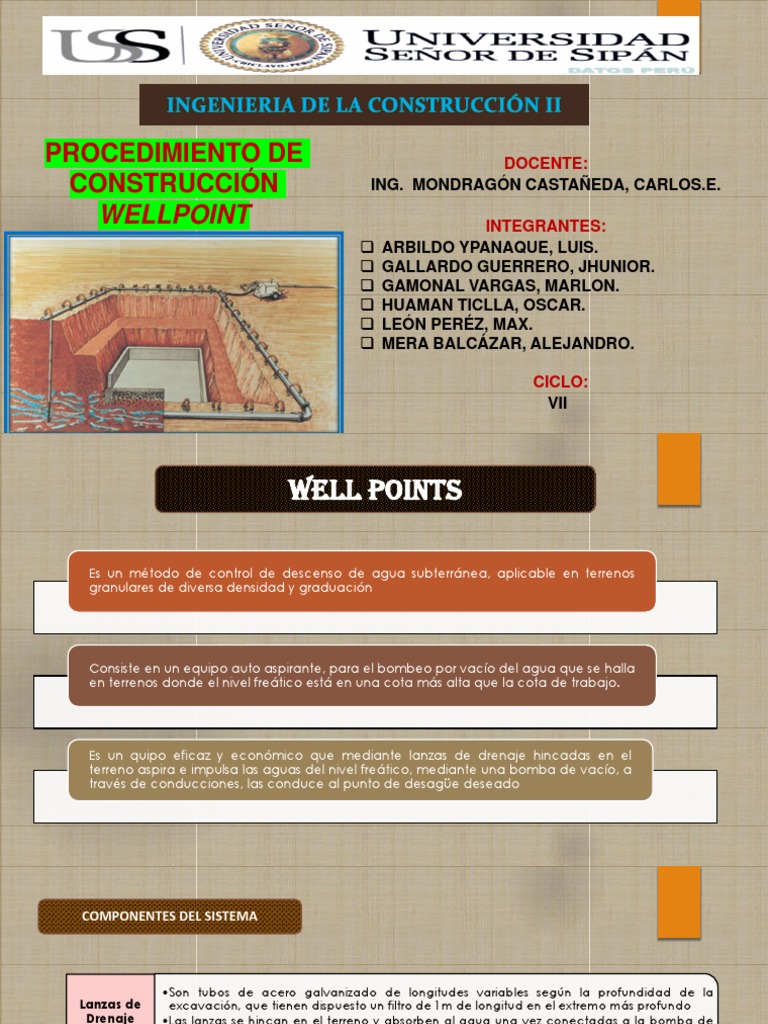 Well Points PDF | PDF | Bomba | Agua subterránea
