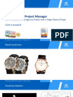 The One - Page Project Manager: Clark Campbell
