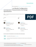 Investigations on Missile Configuration Aerodynamic Characteristics for Design Optimization_Published