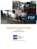 Syllabus_Management of Education Change 2017-2018
