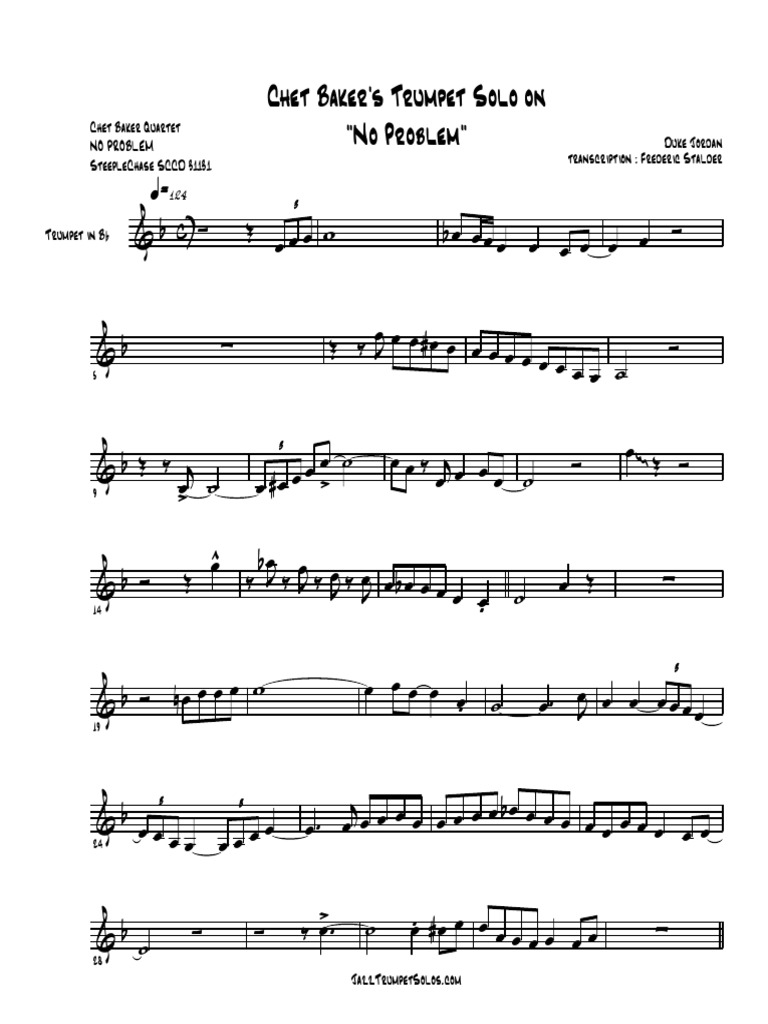 Chet Baker Solo PDF | PDF