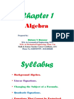 Chapter 1 Algebra PDF