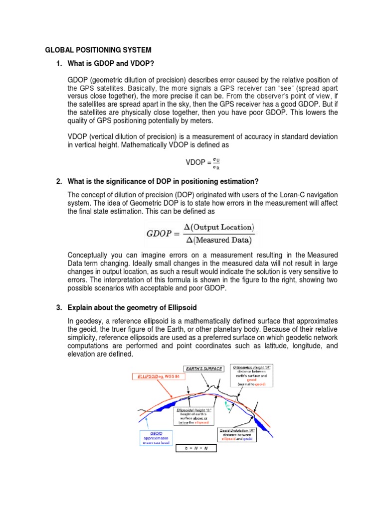 Global Positioning System PDF PDF Global Positioning System Geodesy