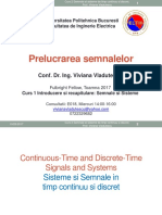 Continuous and Discrete Signal Transformations