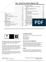 2004 Pontiac Grand Prix Owners Manual