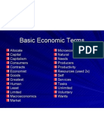 Basic Economics Word Bank 1