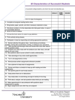 40 Characteristics of Successful Students PDF