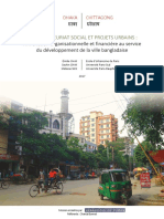 ENTREPRENEURIAT SOCIAL ET PROJETS URBAINS : l’innovation organisationnelle et financière au service du développement de la ville bangladaise