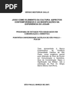 Jogo Como Elemento Da Cultura