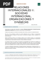Guía Relaciones Internacioneles II