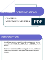 EKT 441 Microwave Amplifier Fundamentals