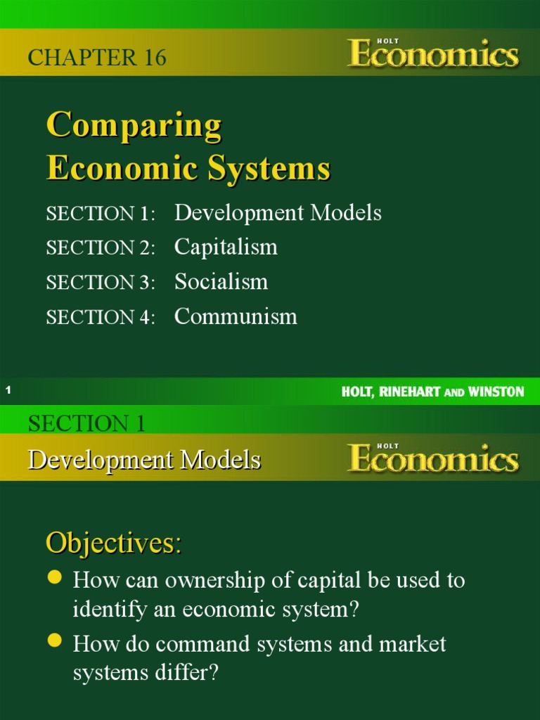 Development of Economic Systems & Examples | PDF | Economic System ...