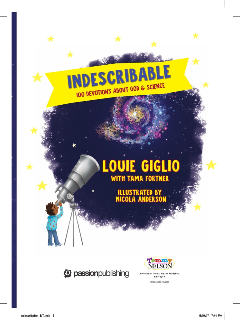 Indescribable: 100 Devotions for Kids about God and Science (MP3