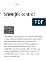 Scientific Control