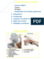 Introduction To Glaucoma': 1. Aqueous Outflow