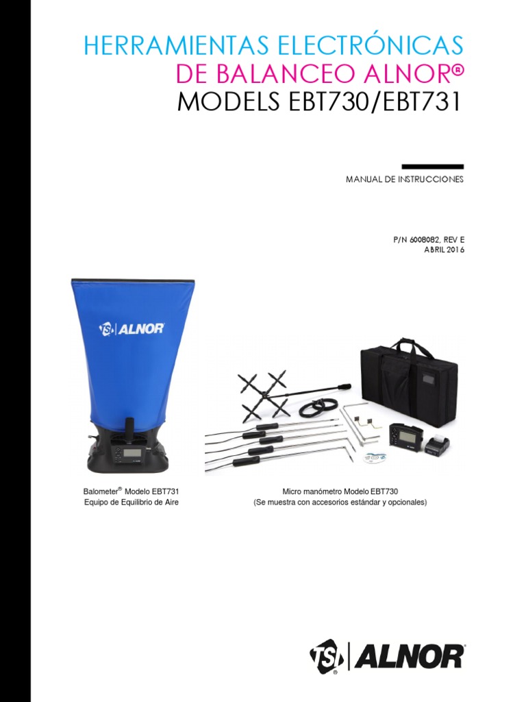 Balometer PDF | PDF | Batería (electricidad) | Medida de presión
