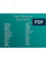 Free Enterprise Word Bank