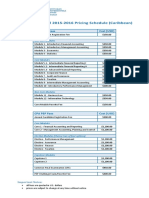 Student and Course Fees