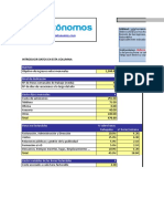 Plantilla de Calculo Del Precio Hora A Cobrar Por Tu Trabajo