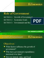 Government Growth, Goals & the Public