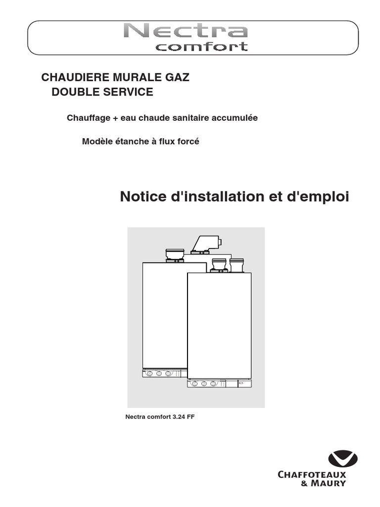 Chauffe Bain Chaffoteaux Presentation Thecnique Plan Schema Caldera Chafoteux NC | PDF | Corrosion | Robinet (plomberie)