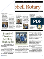 Rotary Newsletter Jul 20 2010