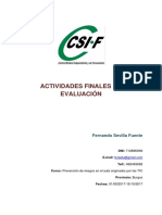 Actividades Finales de Evaluación Fernando Sevilla