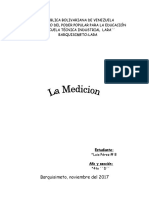 La Medicion