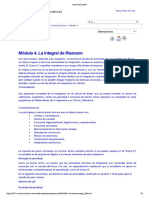 Módulo IV - La Integral de Riemann PDF