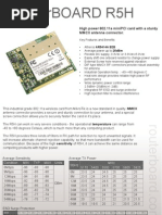 High Power 802.11A Minipci Card With A Sturdy MMCX Antenna Connector