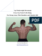 Top 5 Bodyweight Exercises For Guys PDF