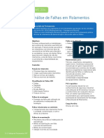 Análise de Falhas em Rolamentos: Descrição Do Treinamento