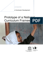 Prototype of A National Curriculm Framework 2017