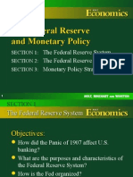 The Federal Reserve System & Monetary Policy