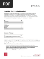 PanelView Plus 7 Standard Terminals Technical Data, (2711P-TD008F-En-P)