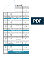 M118 Schedule BYU