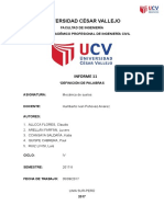 Universidad César Vallejo: Informe 11