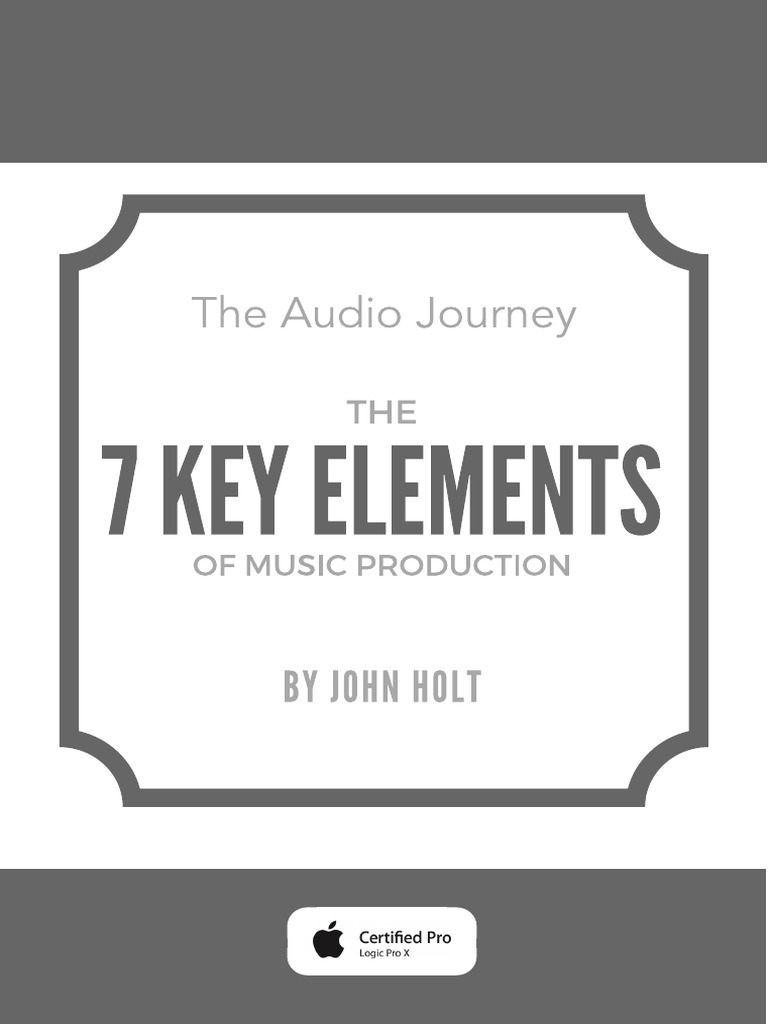 7 Key Elements of Music Production PDF Synthesizer Drum Kit