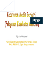 Pelayanan Kesehatan Geriatri