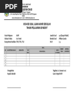 Format Kisi-Kisi Soal Ujian Akhir Sekolah