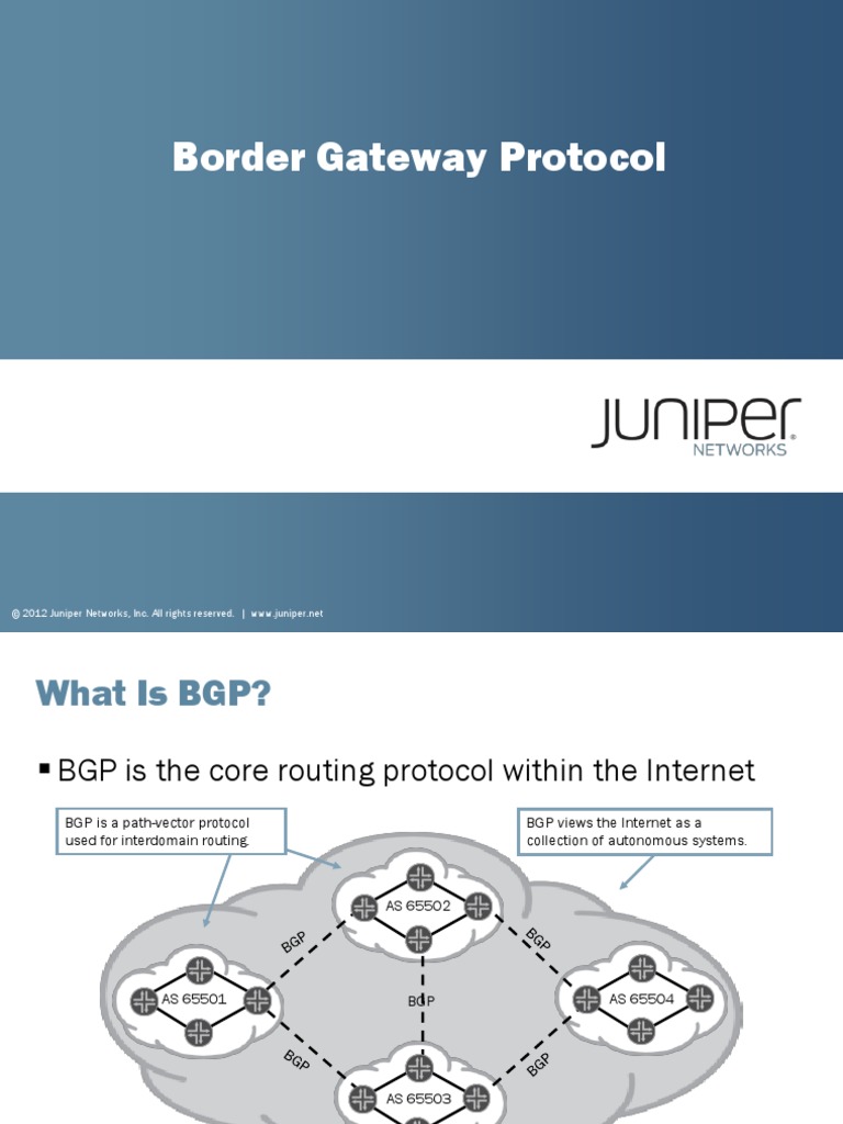 BGP juniper Routing Digital & Social Media