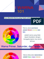 Desain - Teori Warna 101