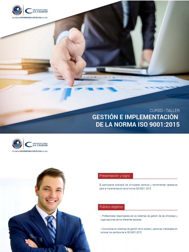 Taller ISO 9001:2015 - Implementación y Gestión | PDF | Gestión de la ...