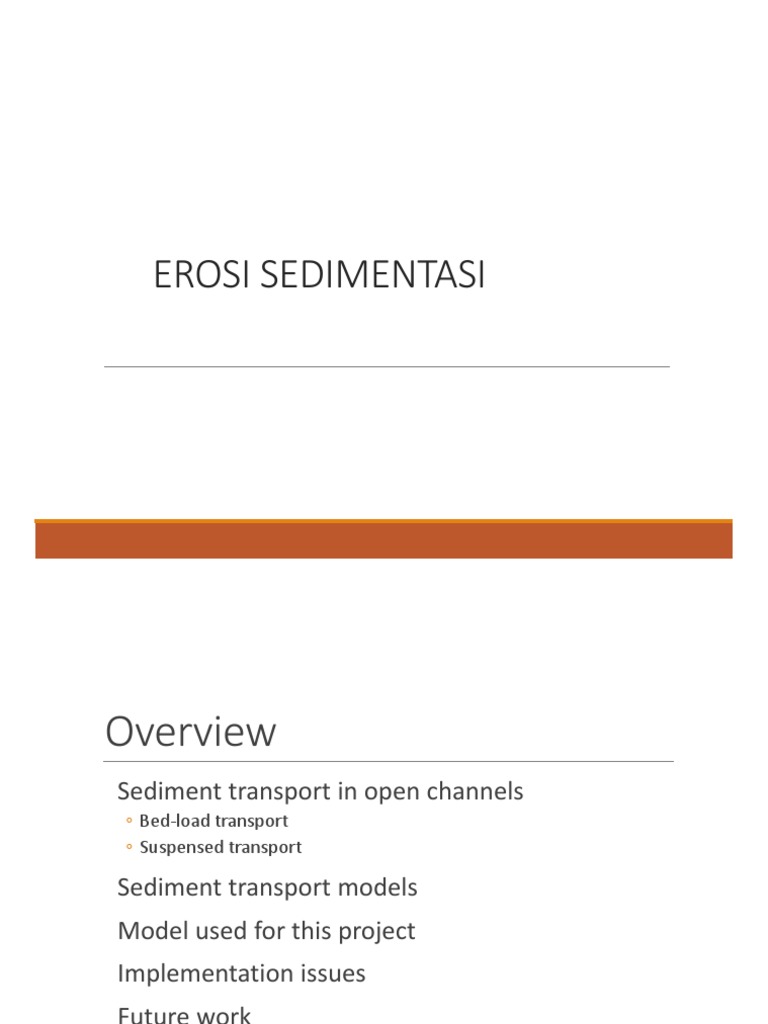 Sediment Transport in Channels | PDF