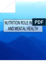 IT 10 = Nutritional role in psychiatric disorder