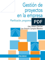 Gestion de Proyectos en La Empresa - Planificacion, Programacion y Control