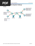 7.3.1.2 Packet Tracer - Skills Integration Challenge Instructions