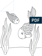 Fish Coloring Page For Kids