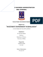 Investment Environment in Bangladesh