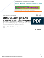 INNOVACIÓN en LAS EMPRESAS_ ¿Éxito Garantizado_ - Journal FeedingBack